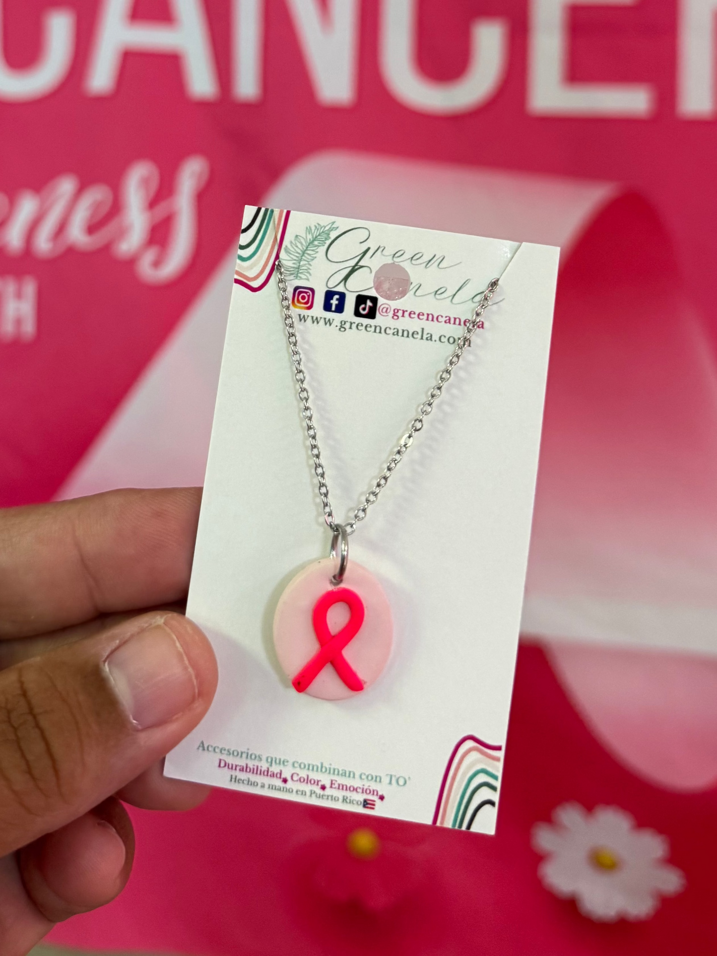 Lazo Rosa Cáncer de Seno